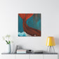 "Whales in Art Deco" - Canvas