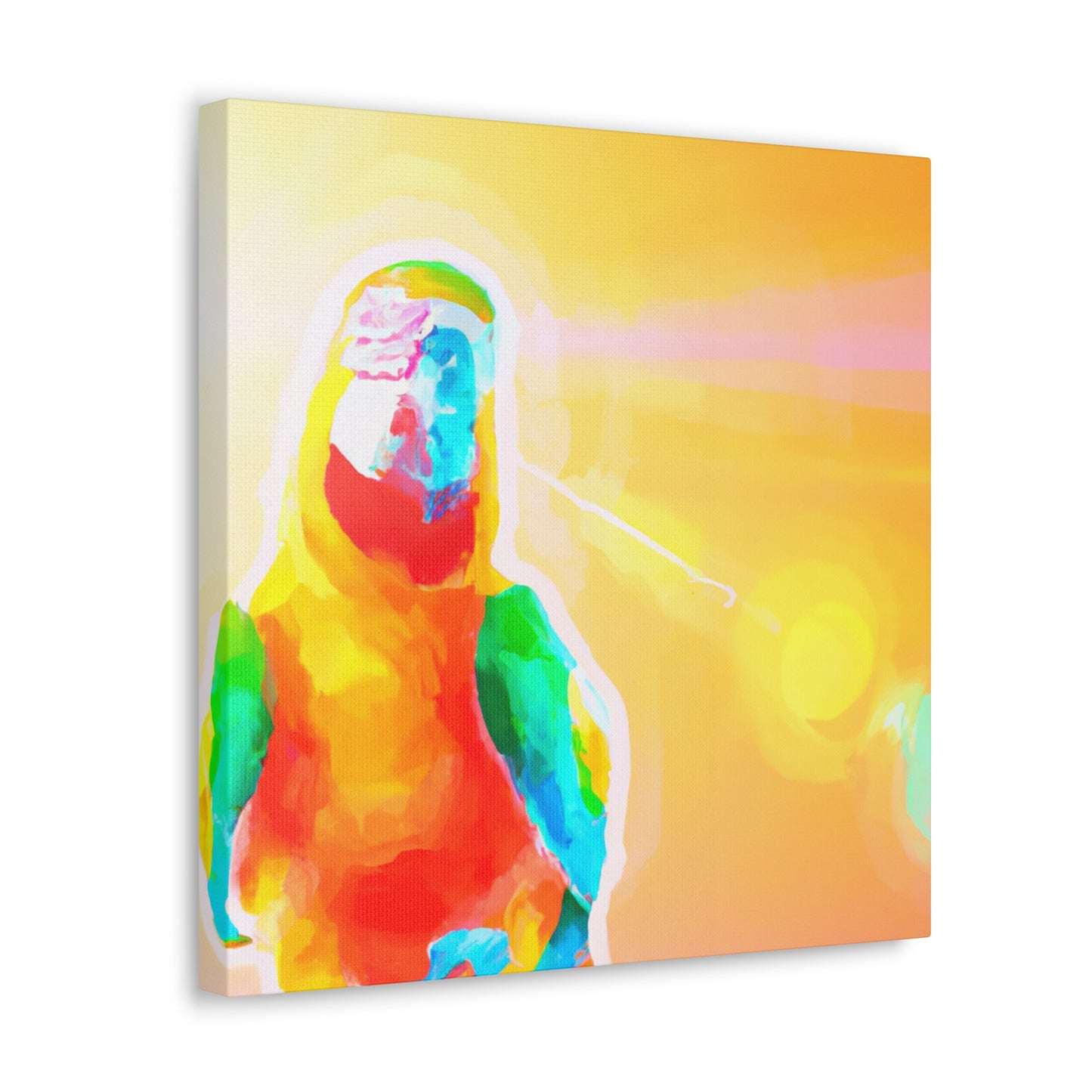 Macaw Feather Fantasy - Canvas