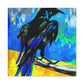 American Crows Take Flight - Canvas