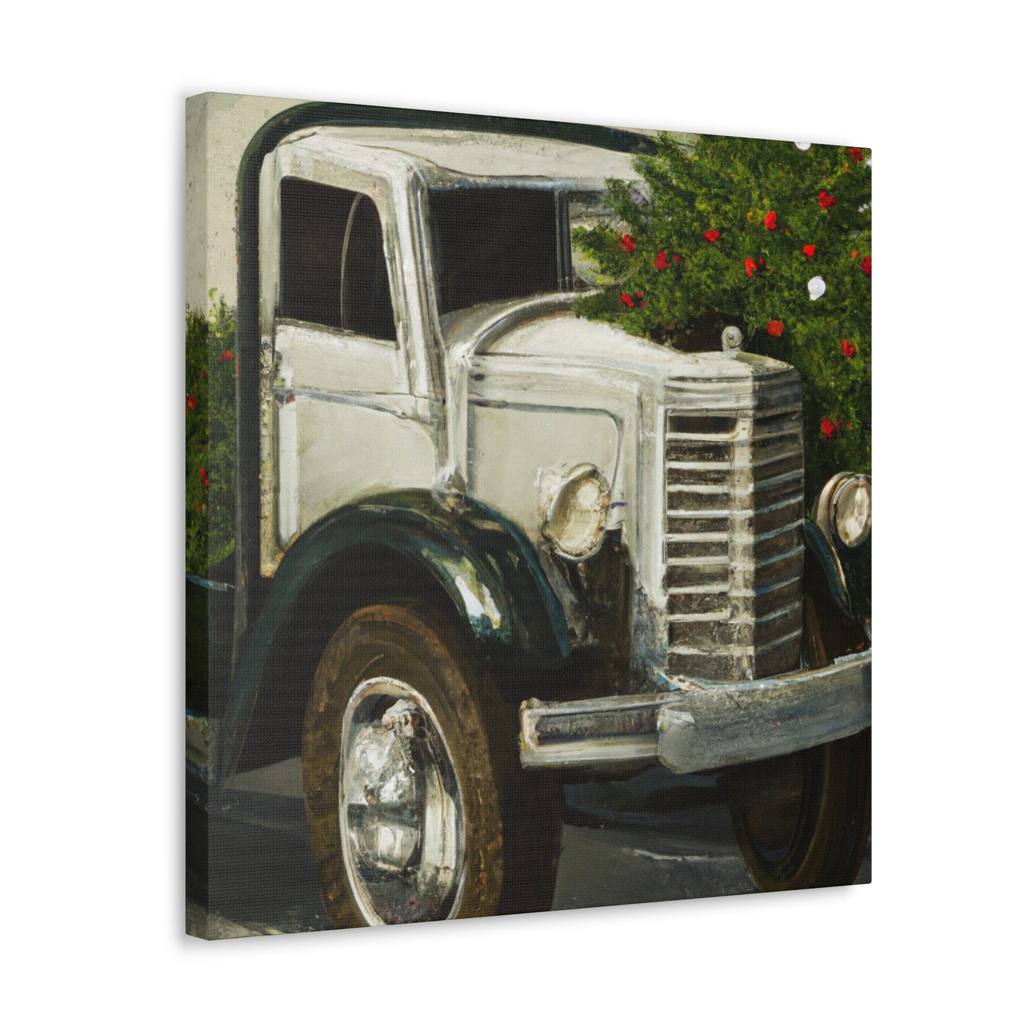 "Vintage Christmas Delivery" - Canvas