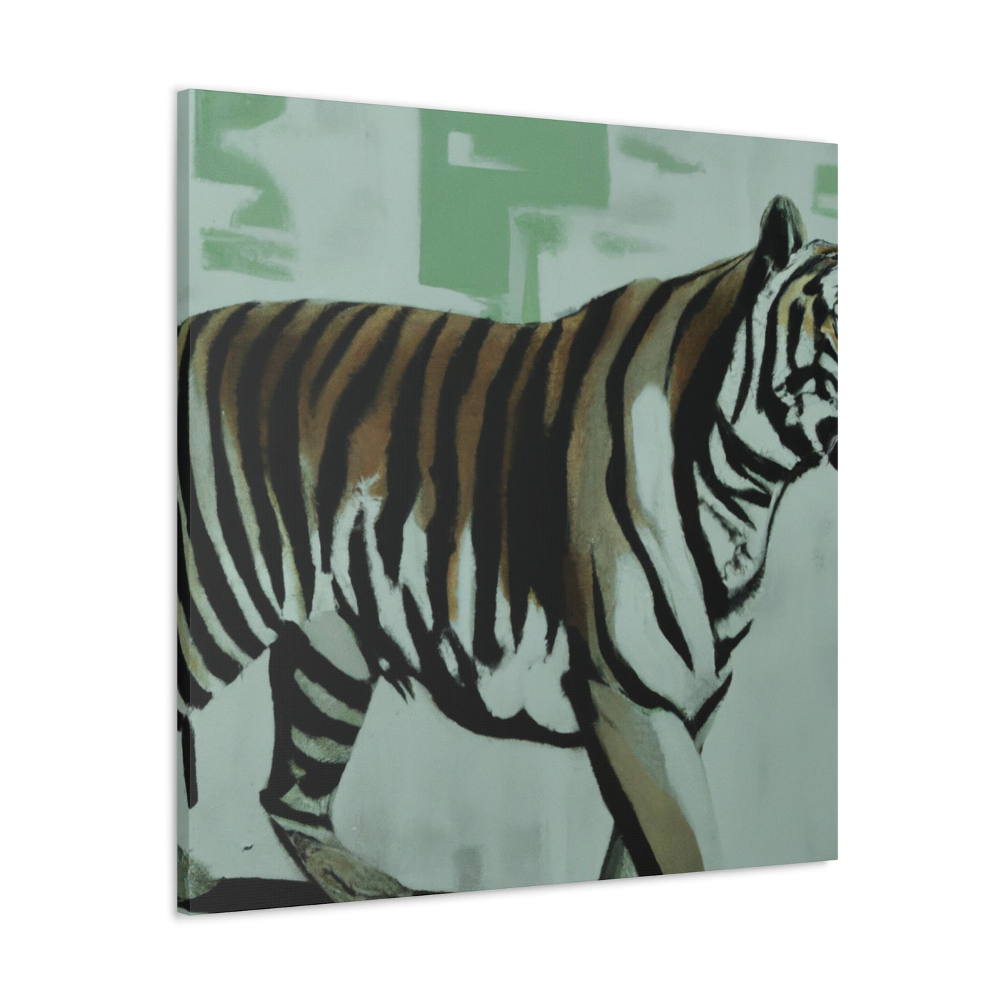 Bengal Tiger Roars - Canvas