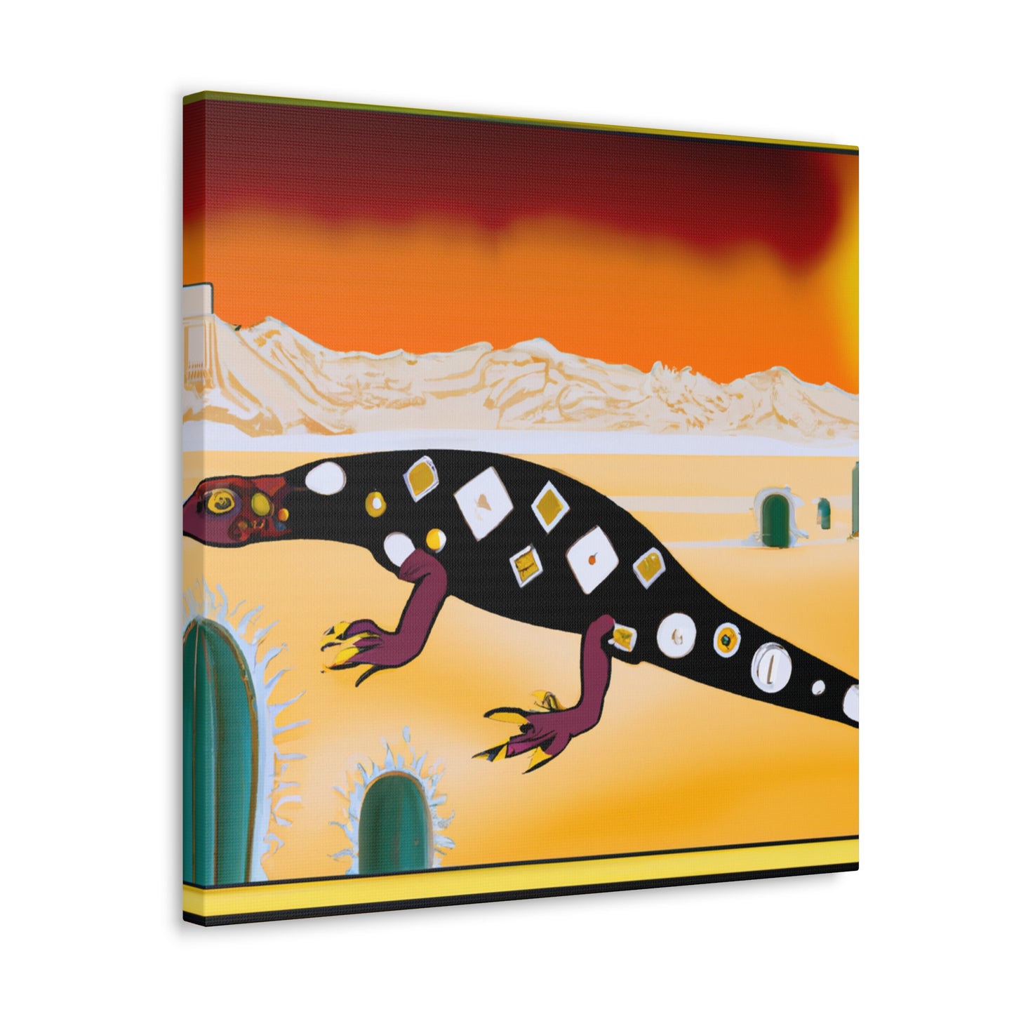 "Gila Monster Glamour" - Canvas