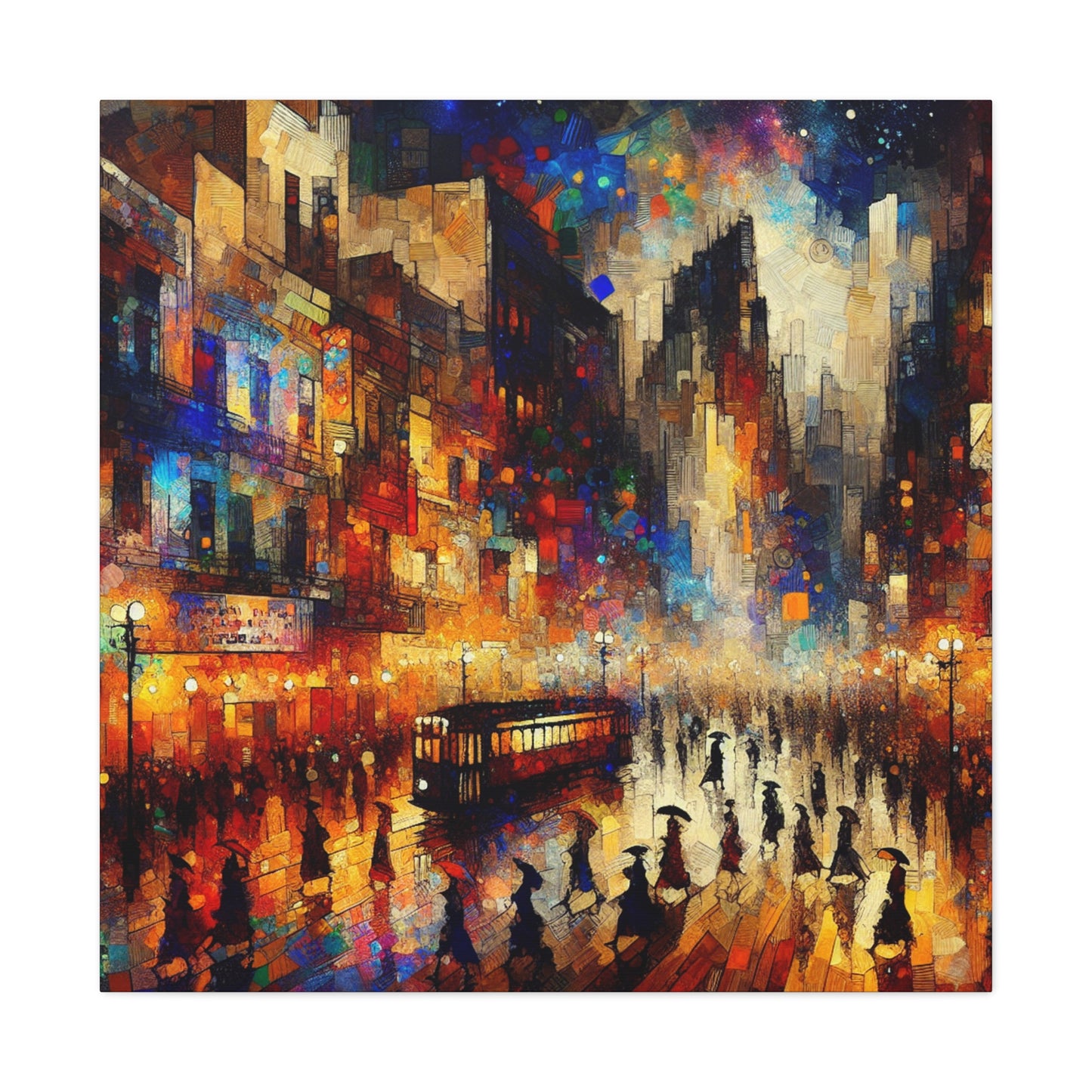 Vibrant City Stages - Canvas