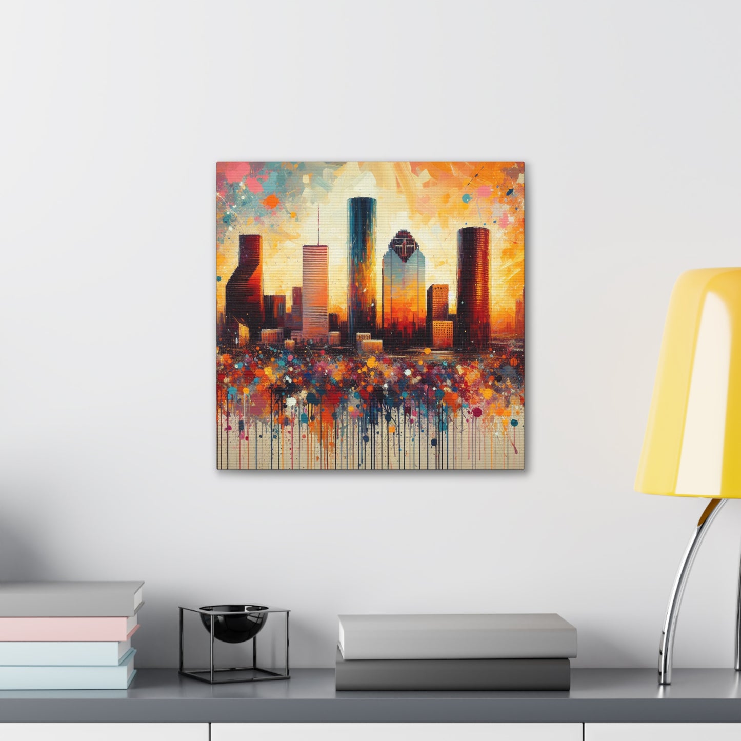 Vibrant Houston Vortex - Canvas