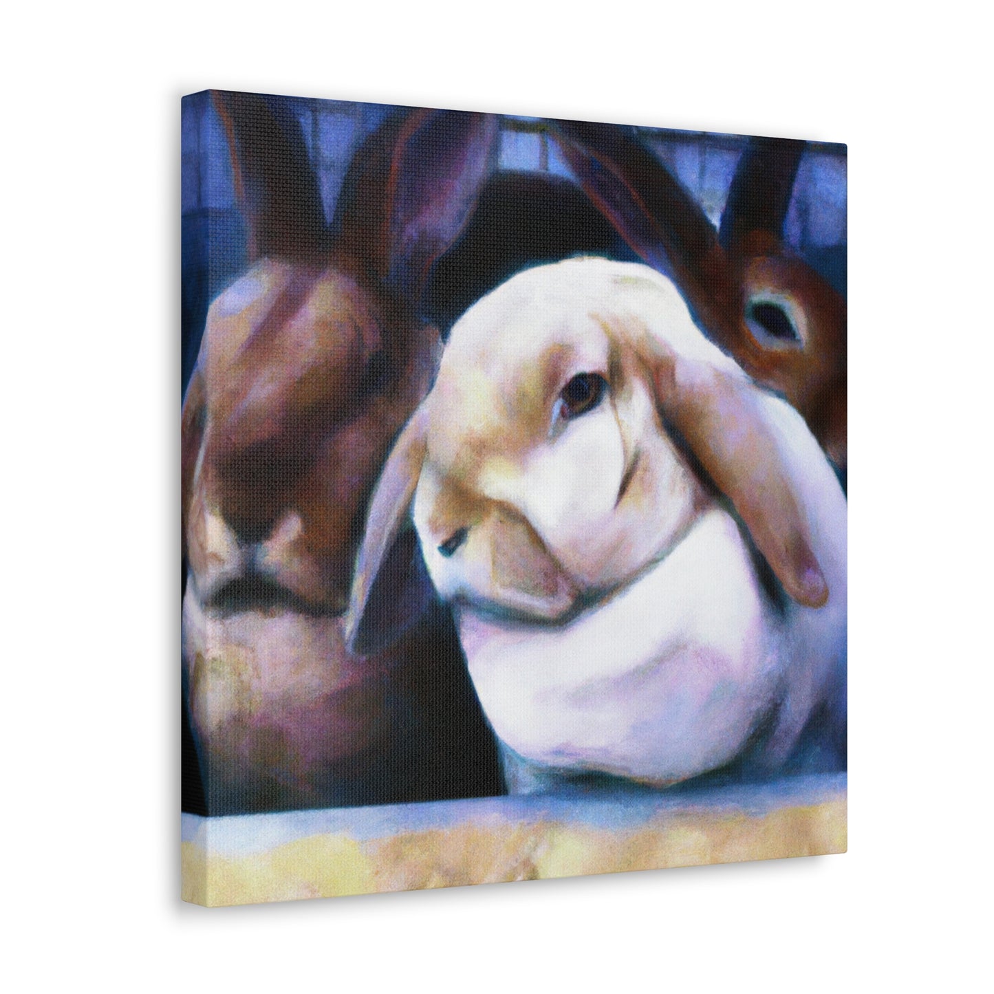 Furry Rabbit Realism - Canvas