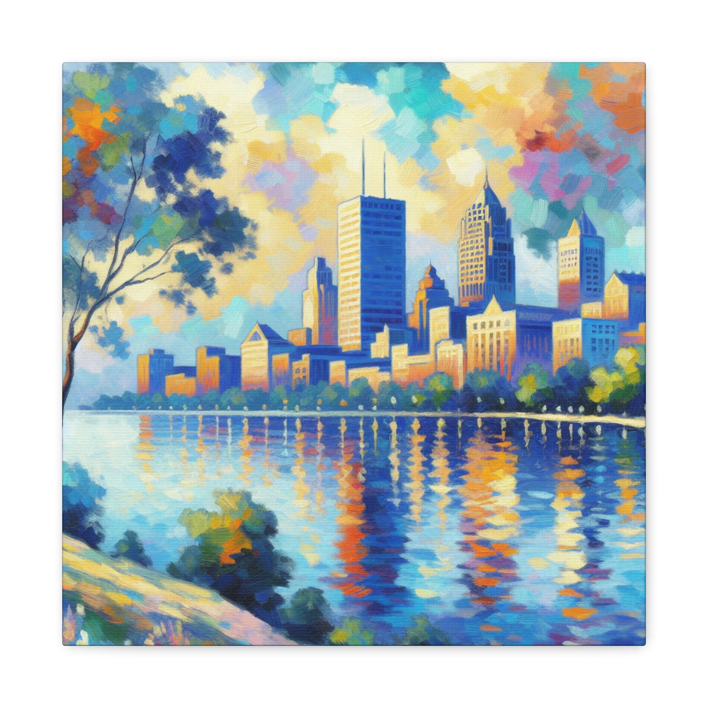 "Colorful Milwaukee Days" - Canvas