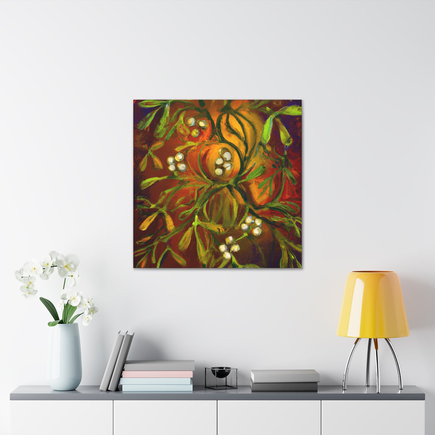 Mistletoe Magic Scene - Canvas