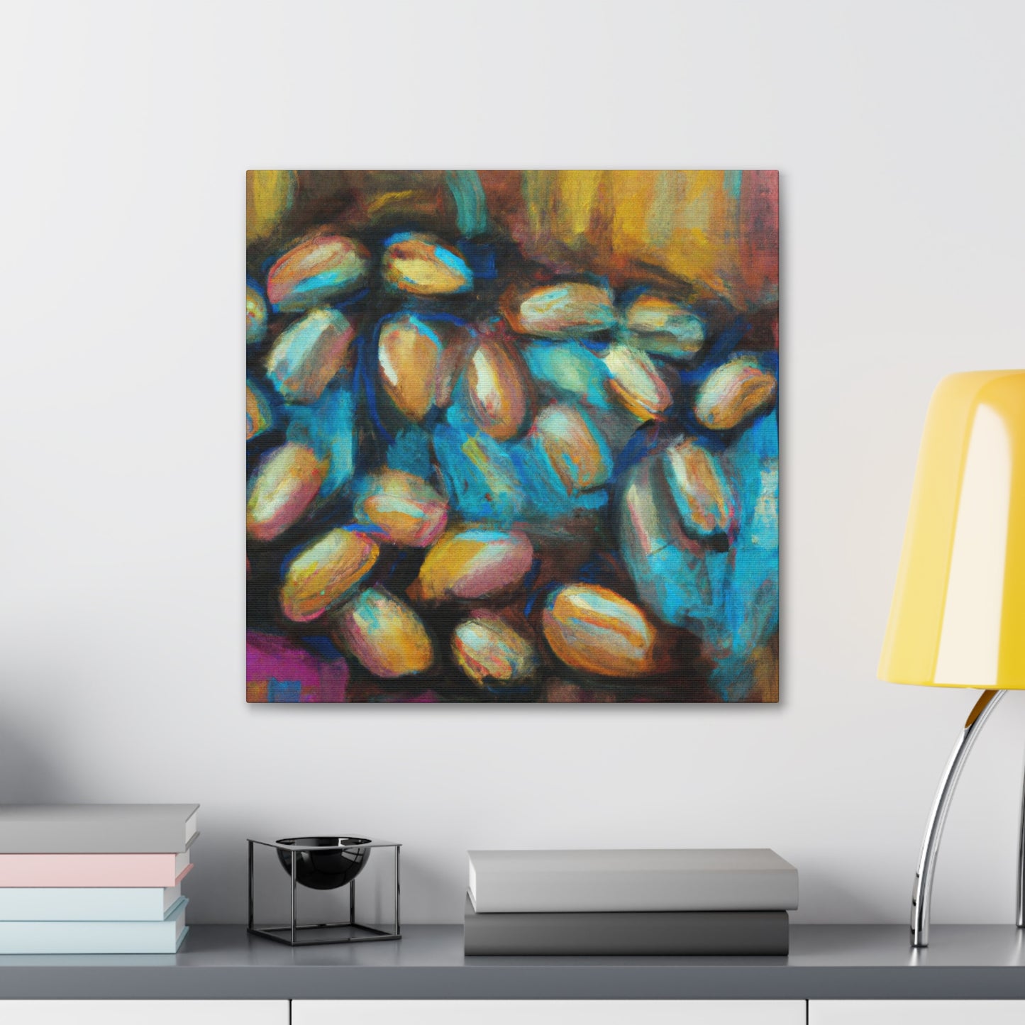 Coffee Beans in Fauve - Canvas