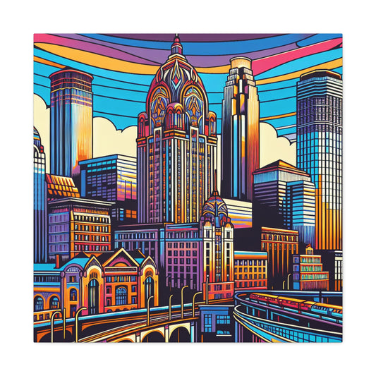 "Enchanting Minneapolis Elegance" - Canvas