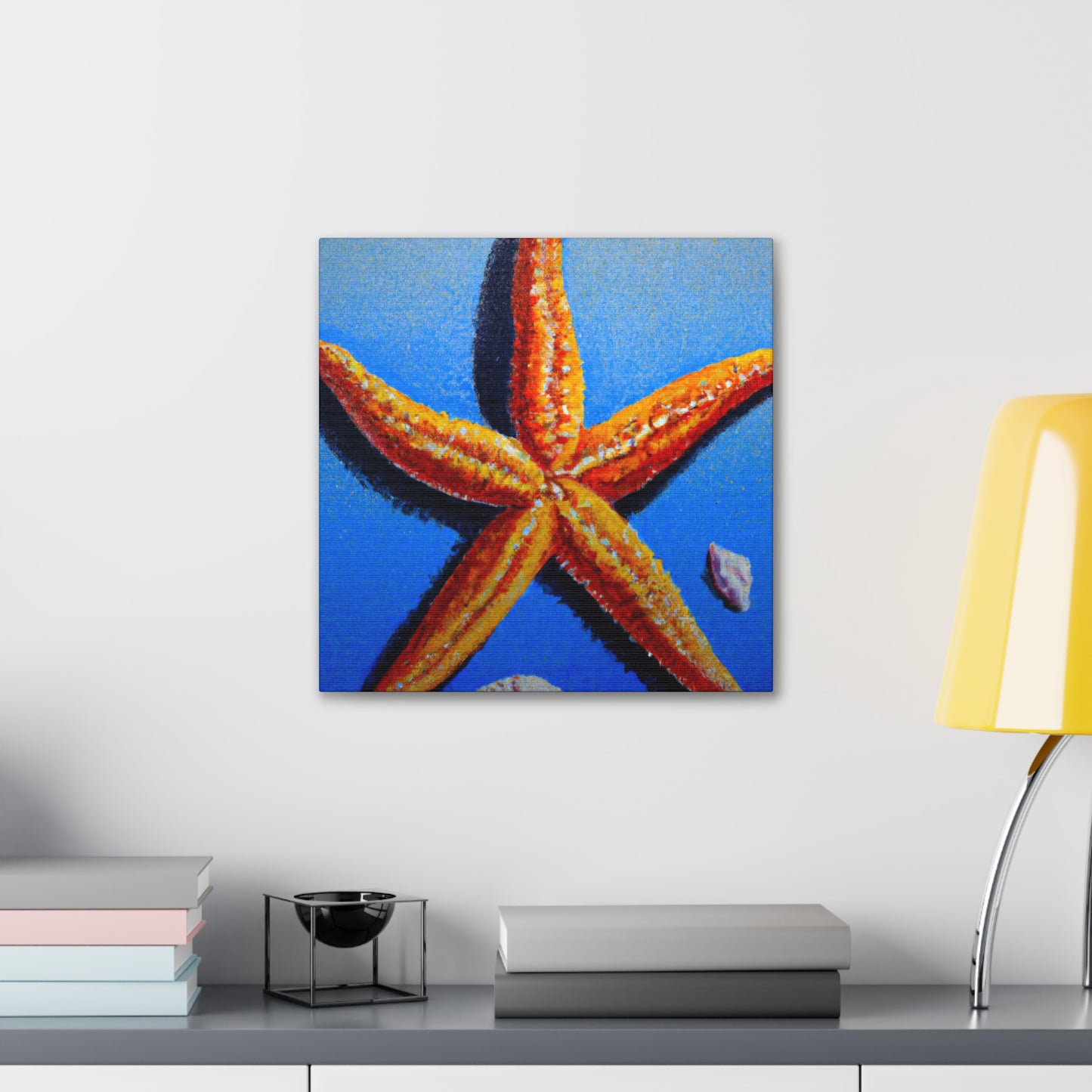 "Starfish Under Moonlight" - Canvas