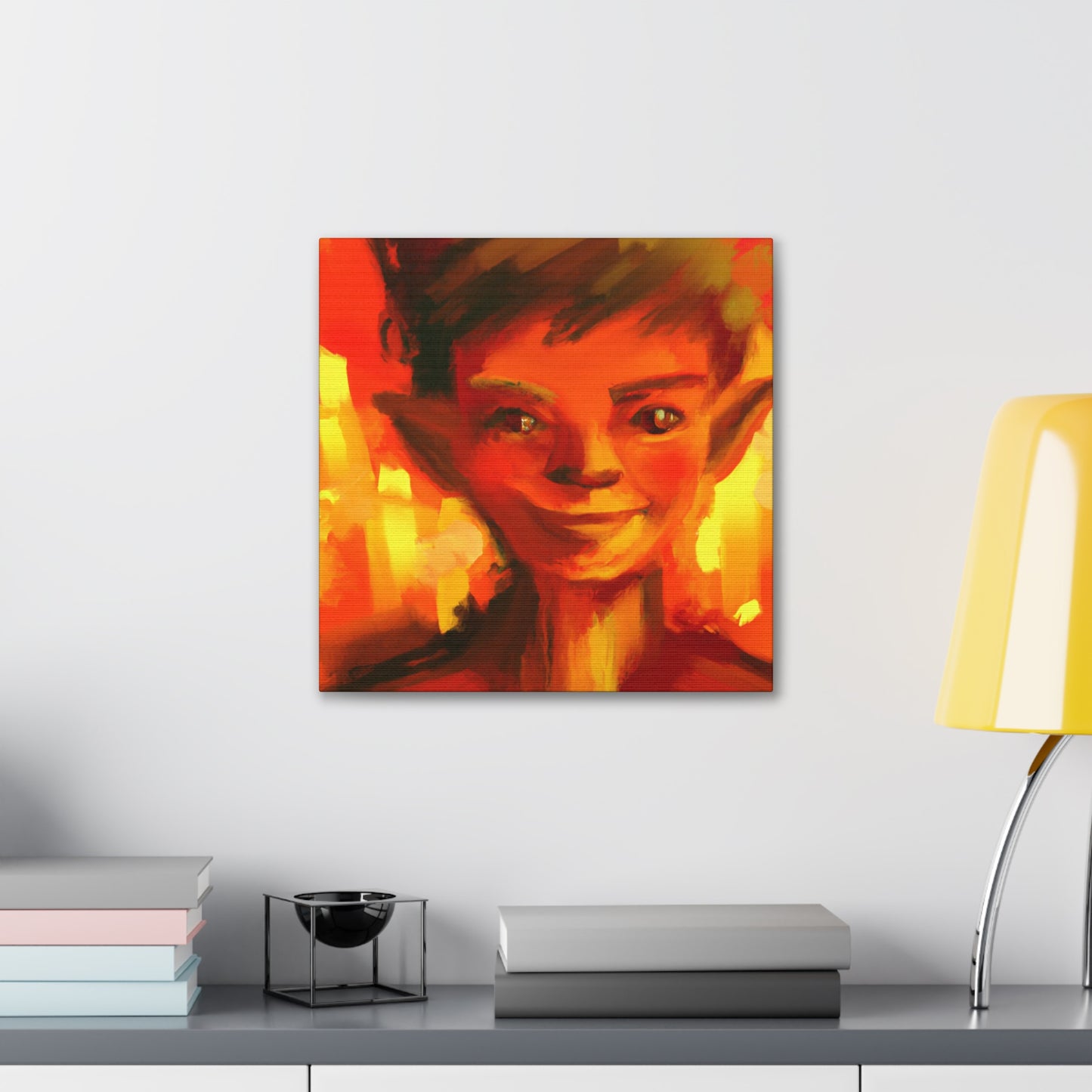 Elf in Technicolor. - Canvas