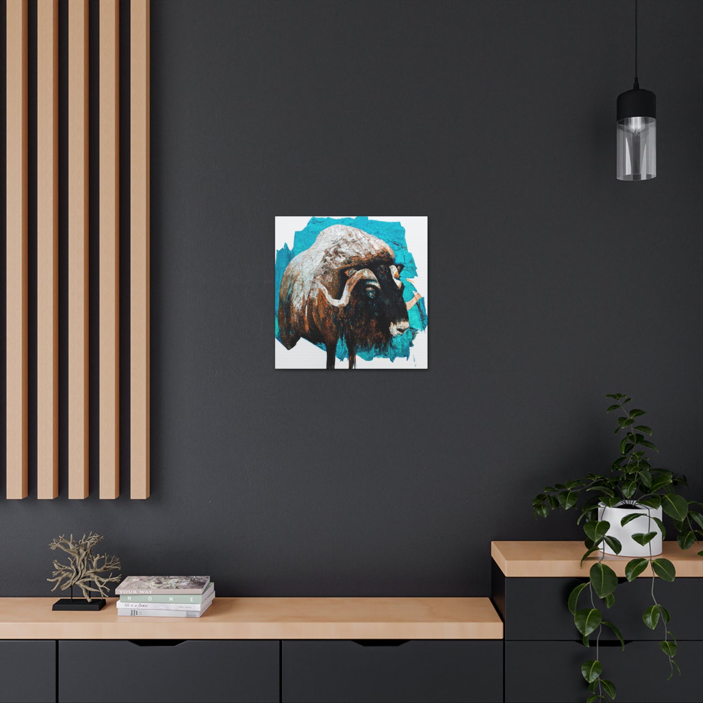 Musk Ox Surrealism - Canvas