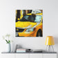 Taxi in the City - Canvas