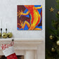 "Fanciful Frilled Lizard" - Canvas