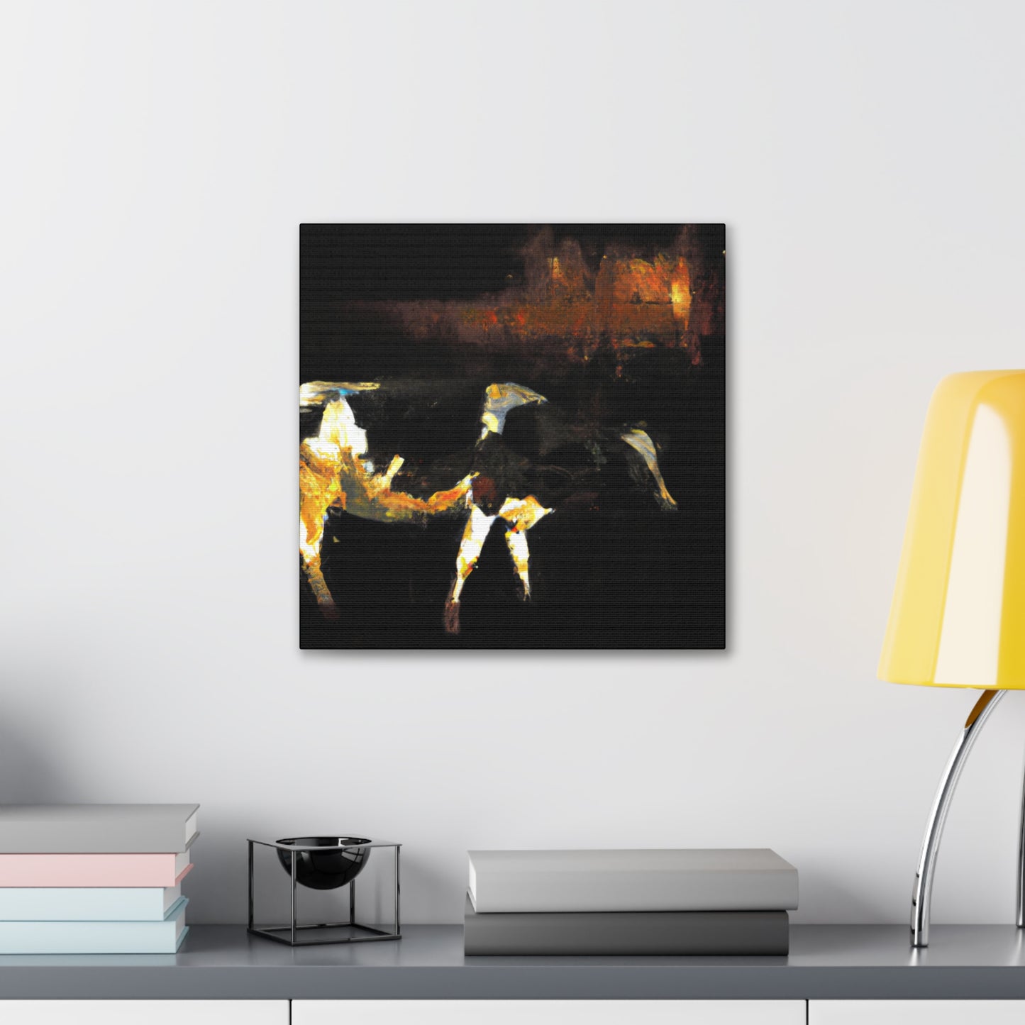 Milky White Dairy Cow - Canvas