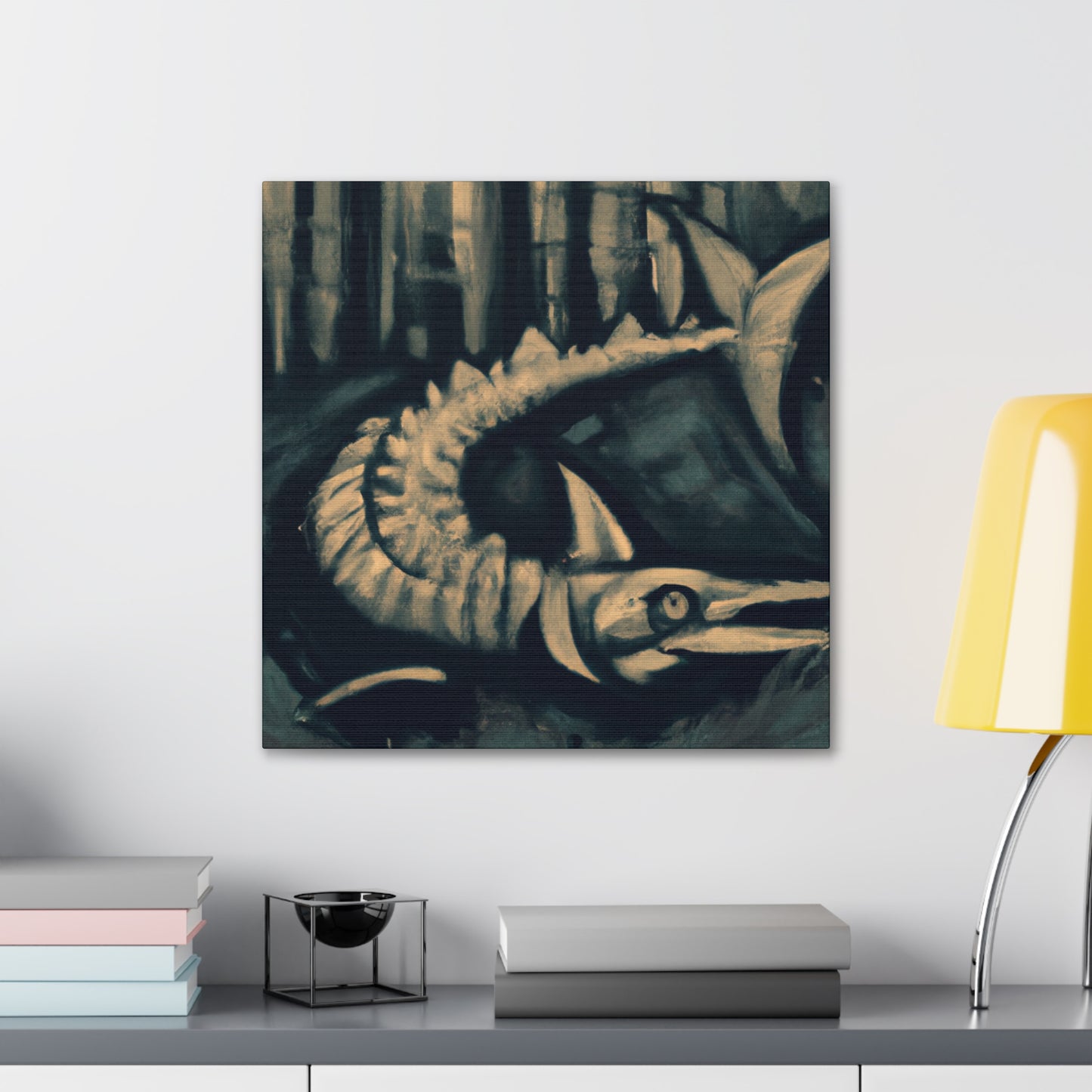 Stormy Barracuda Dawn - Canvas