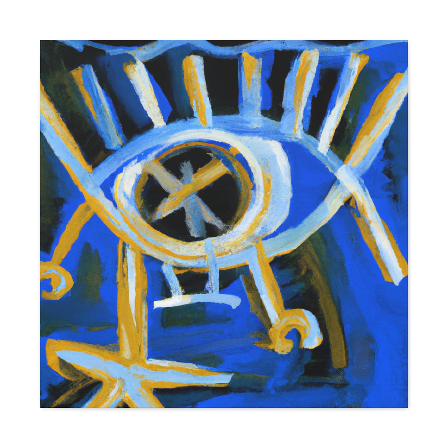 Compass in Expressionism - Canvas