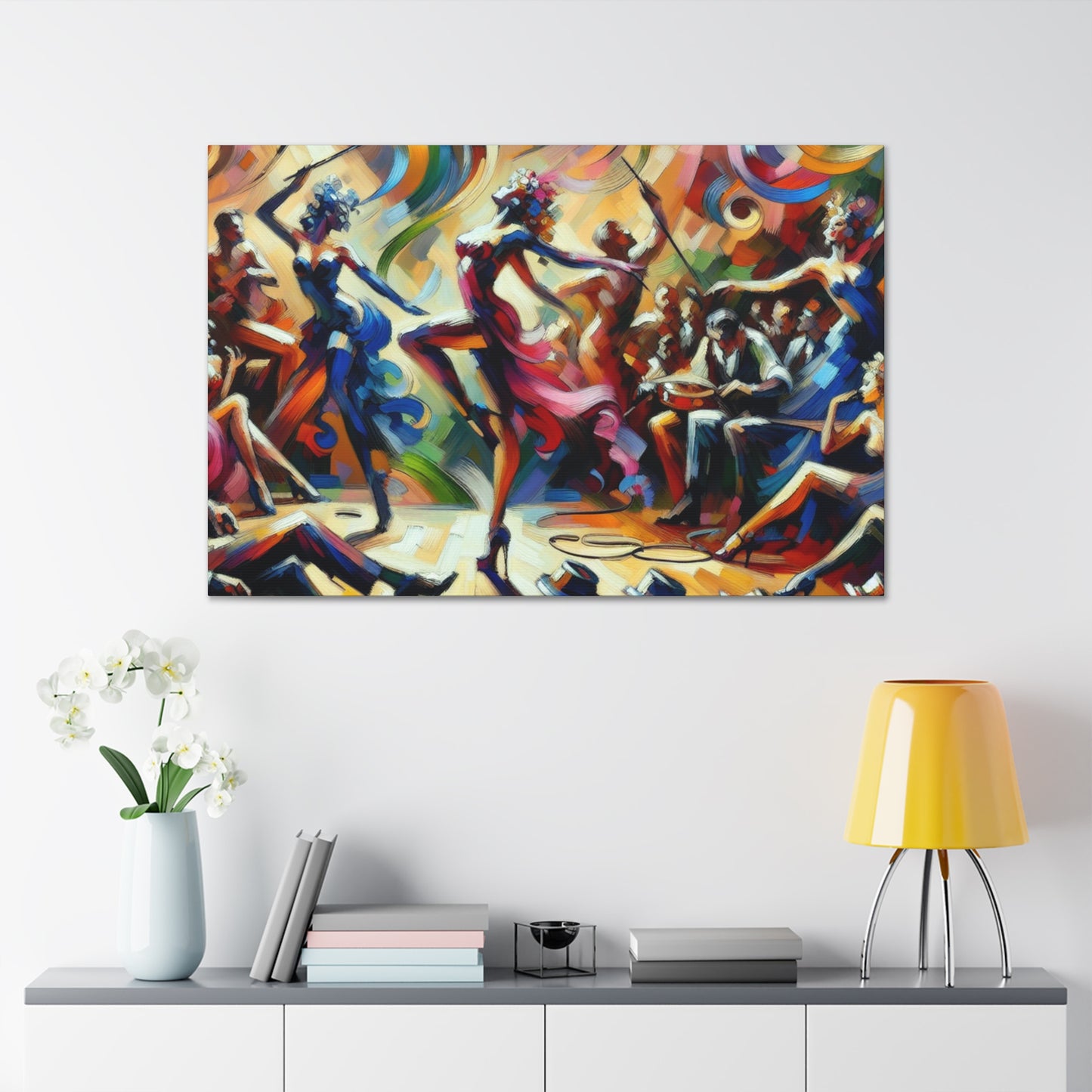 "Brilliance Unveiled: Renaissance Revelry" - Canvas