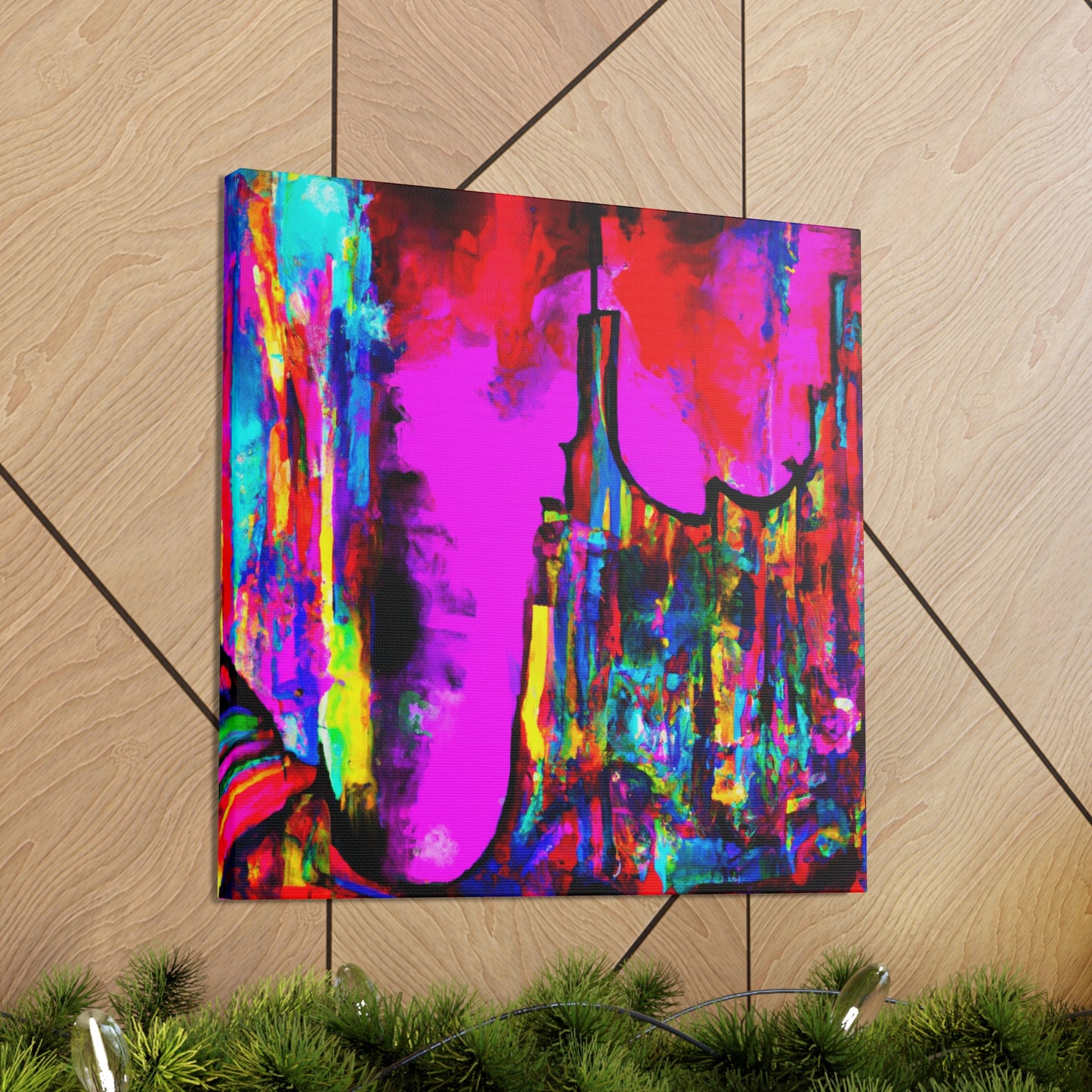 Vibrant Celestial Symphony - Canvas