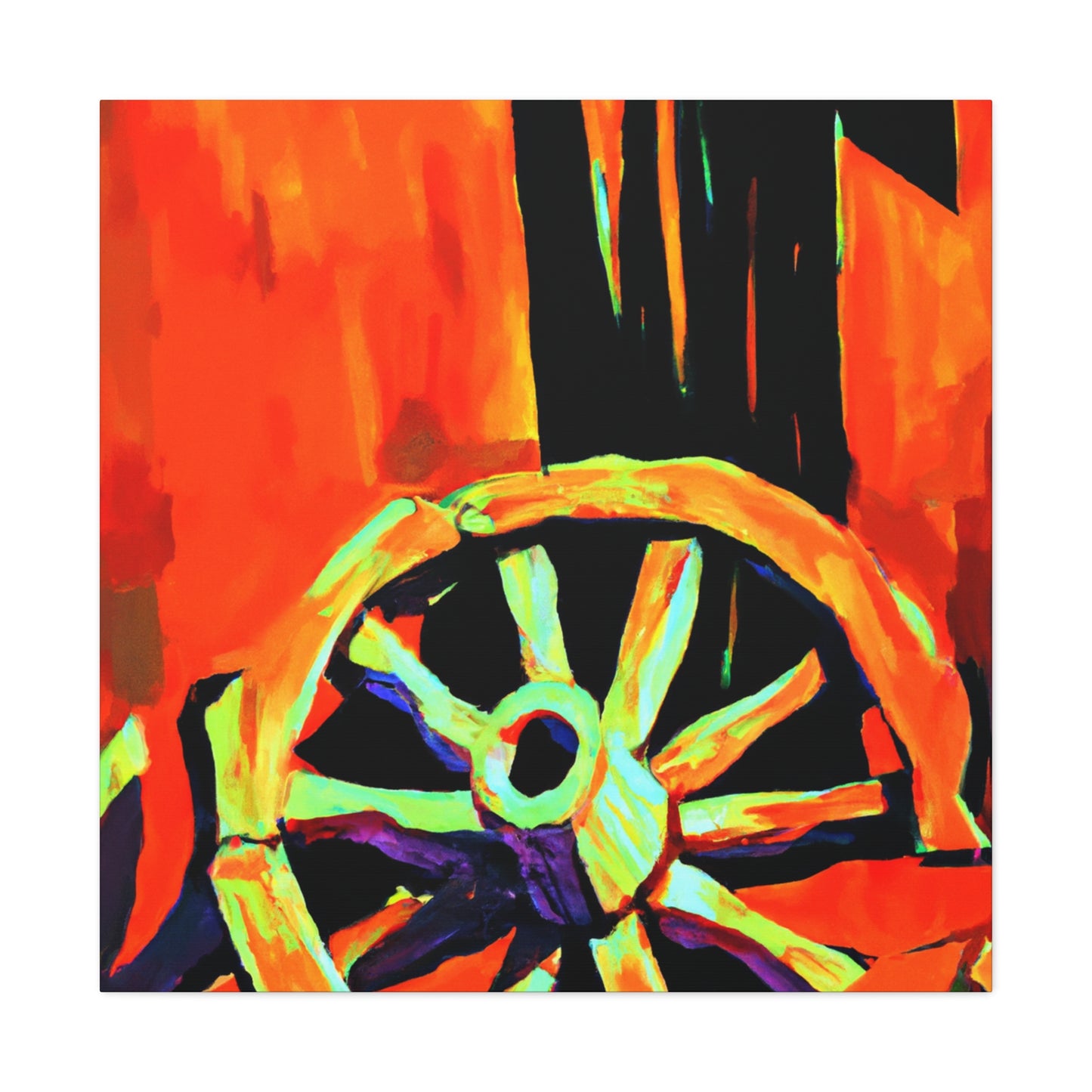 "Wheel of Wonderment" - Canvas