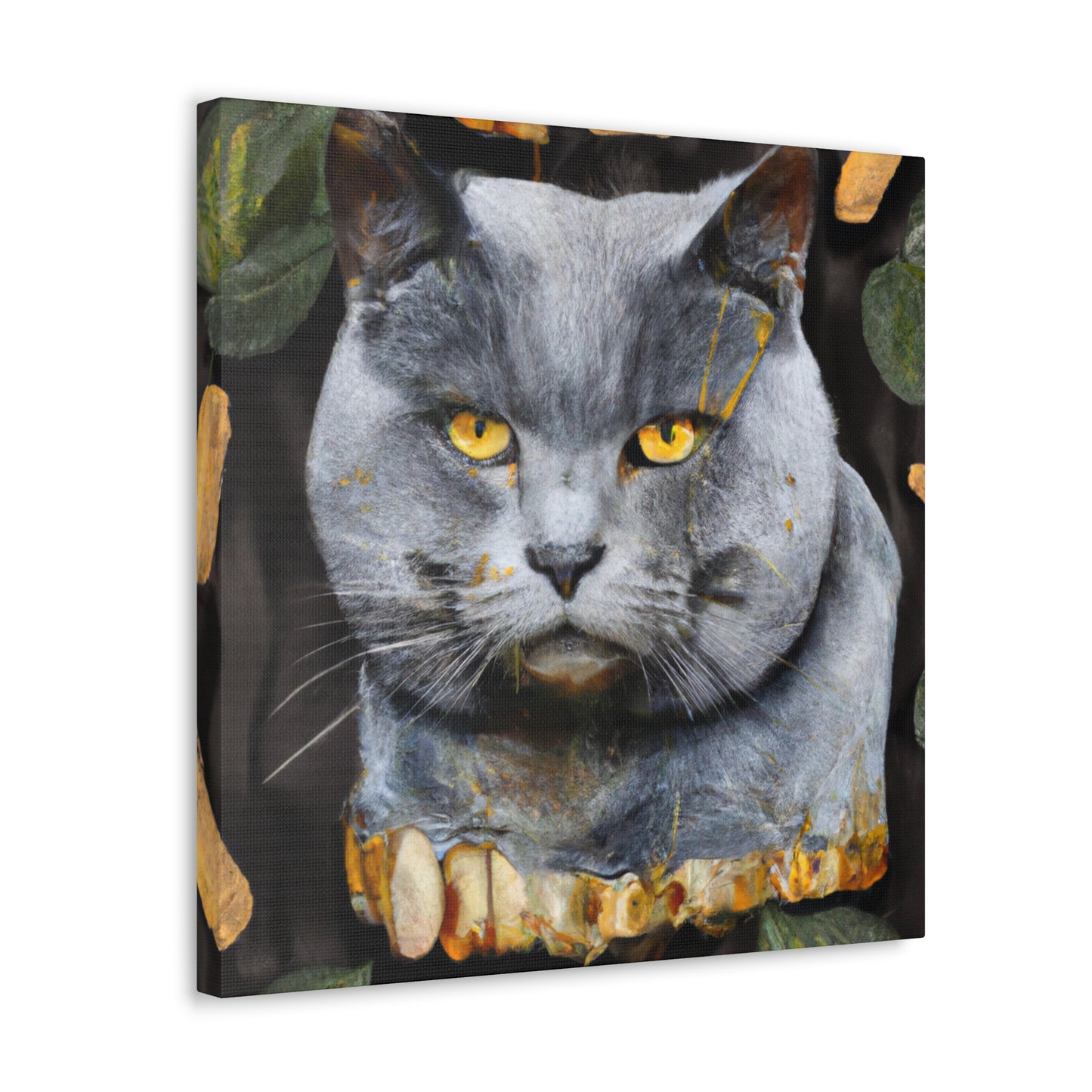 "Purrfect British Shorthair" - Canvas