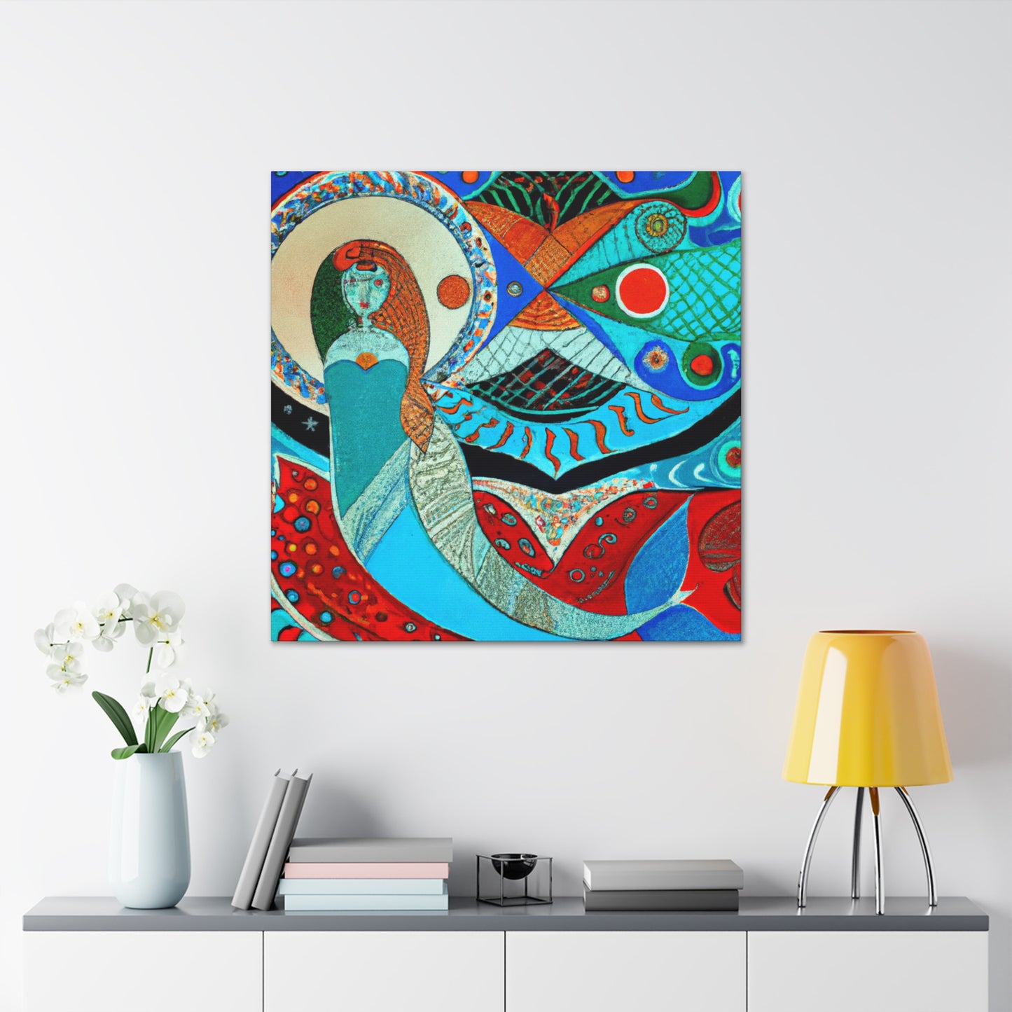 Mermaids in Moonlight - Canvas