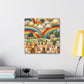 Whimsical Sky of Colors - Canvas