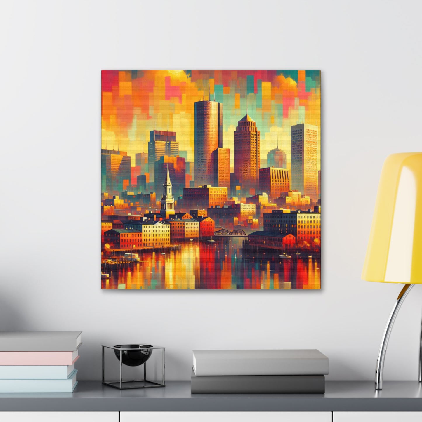 "Eternal Echoes of Boston" - Canvas