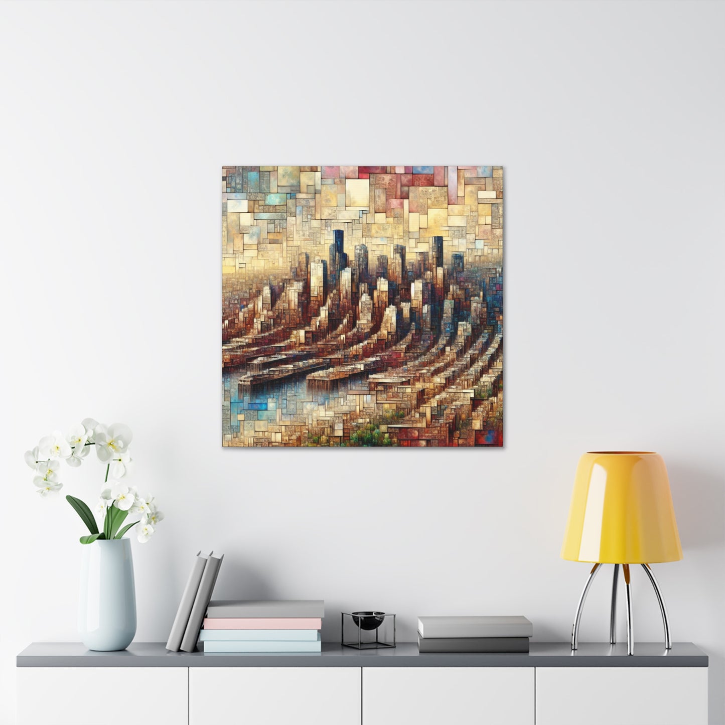 Emerald City Bluescape - Canvas