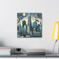 Brass City Skylines - Canvas