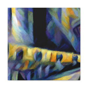 "Flute in Joyous Hues" - Canvas