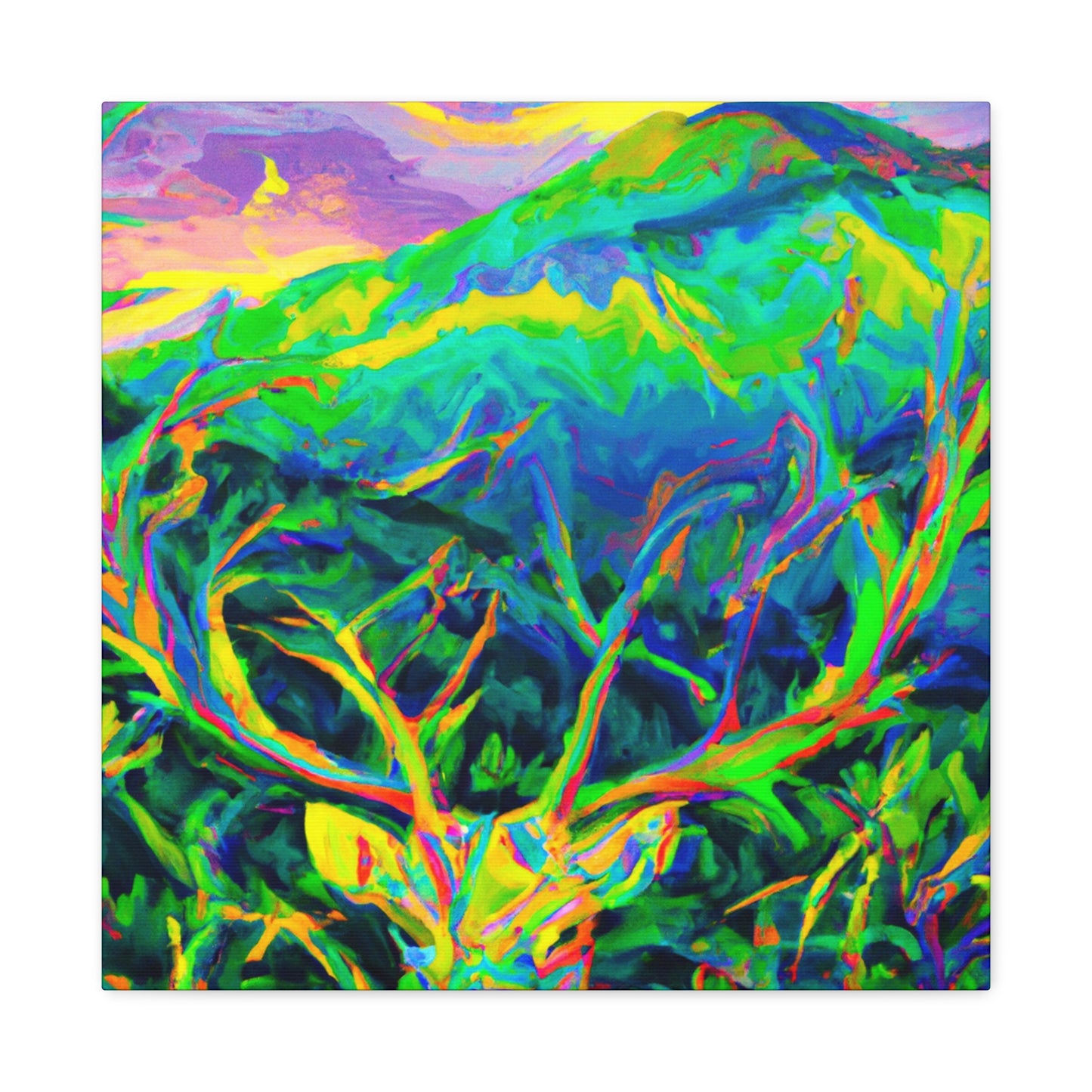 Deer in the Glade - Canvas