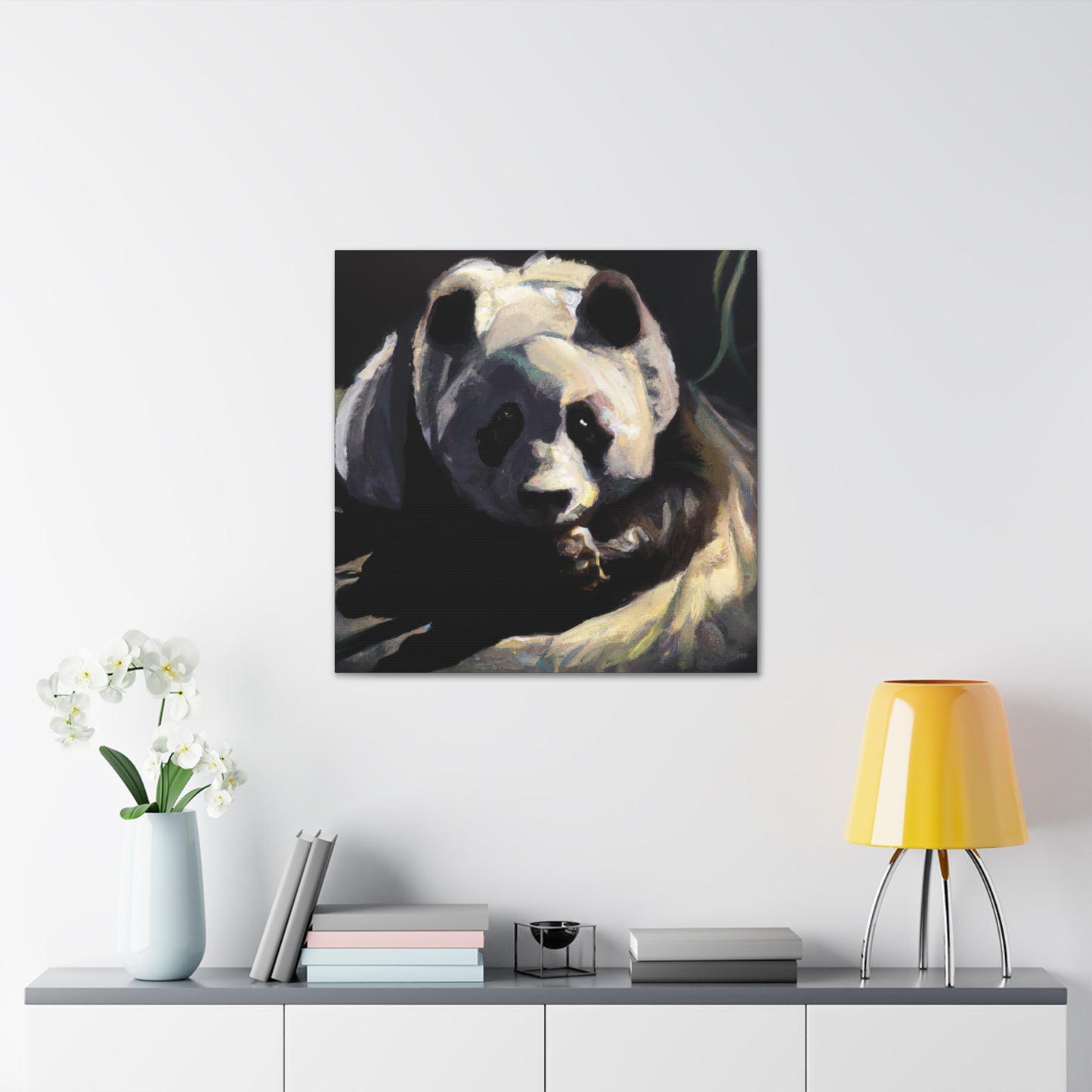 Giant Panda Enchantment - Canvas