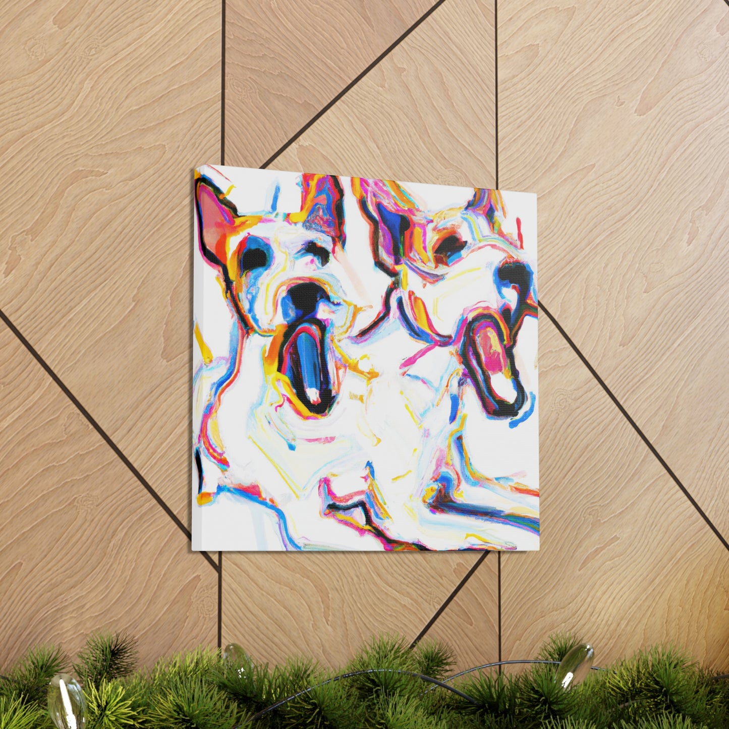 "Jack Russell, Vibrant Patina" - Canvas