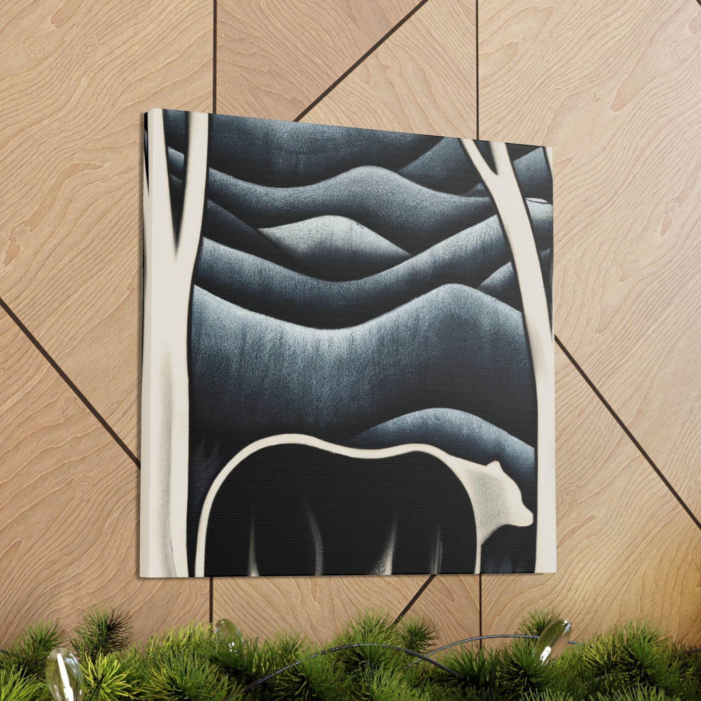 "Black Bear Surrealism" - Canvas