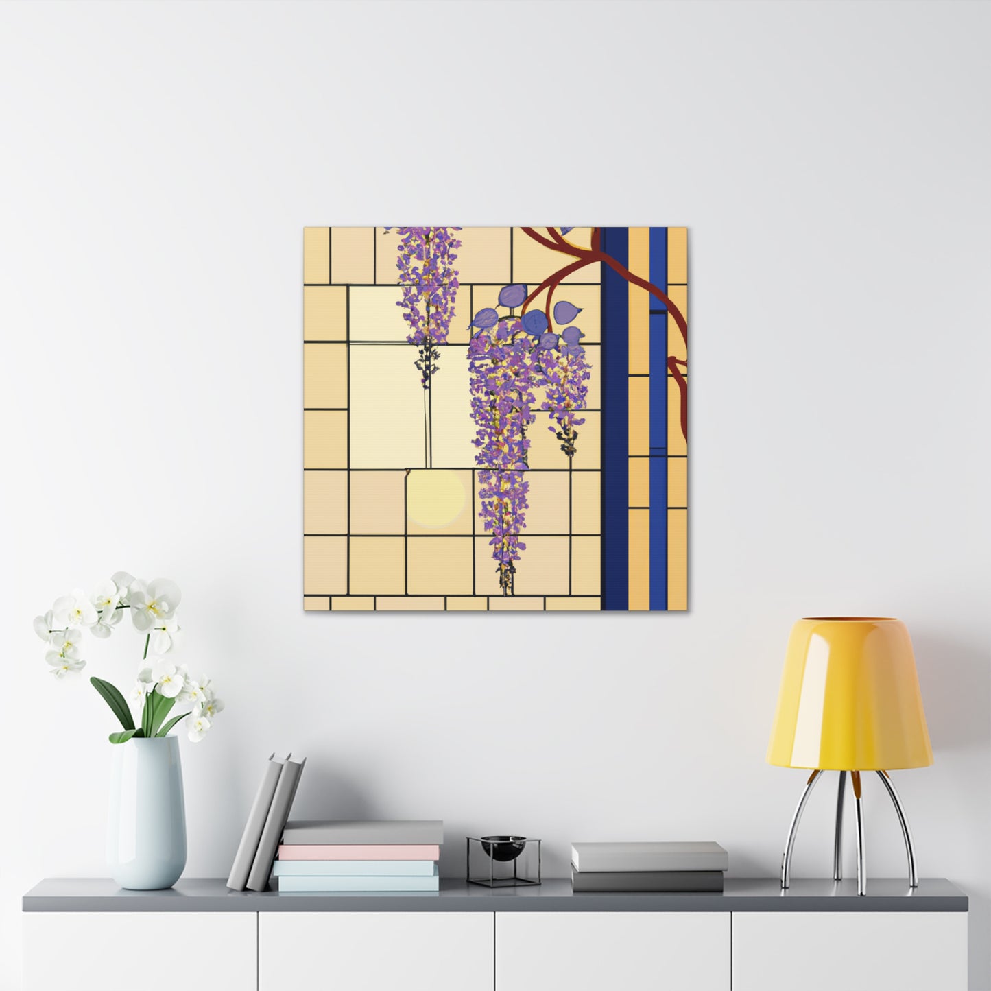 "Wisteria in Bloom" - Canvas