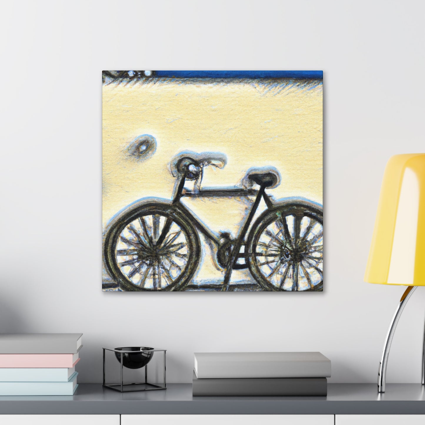 "Wheel of Reflection Bicycle" - Canvas