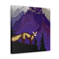 Marten in Moonlight Glow - Canvas