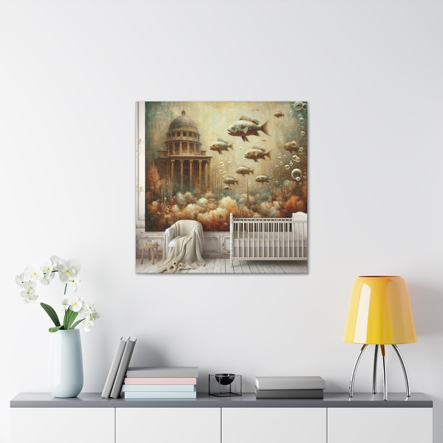 Enchanted Aquatic Symphony - Canvas