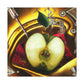 "Apple Adorned in Rococo" - Canvas