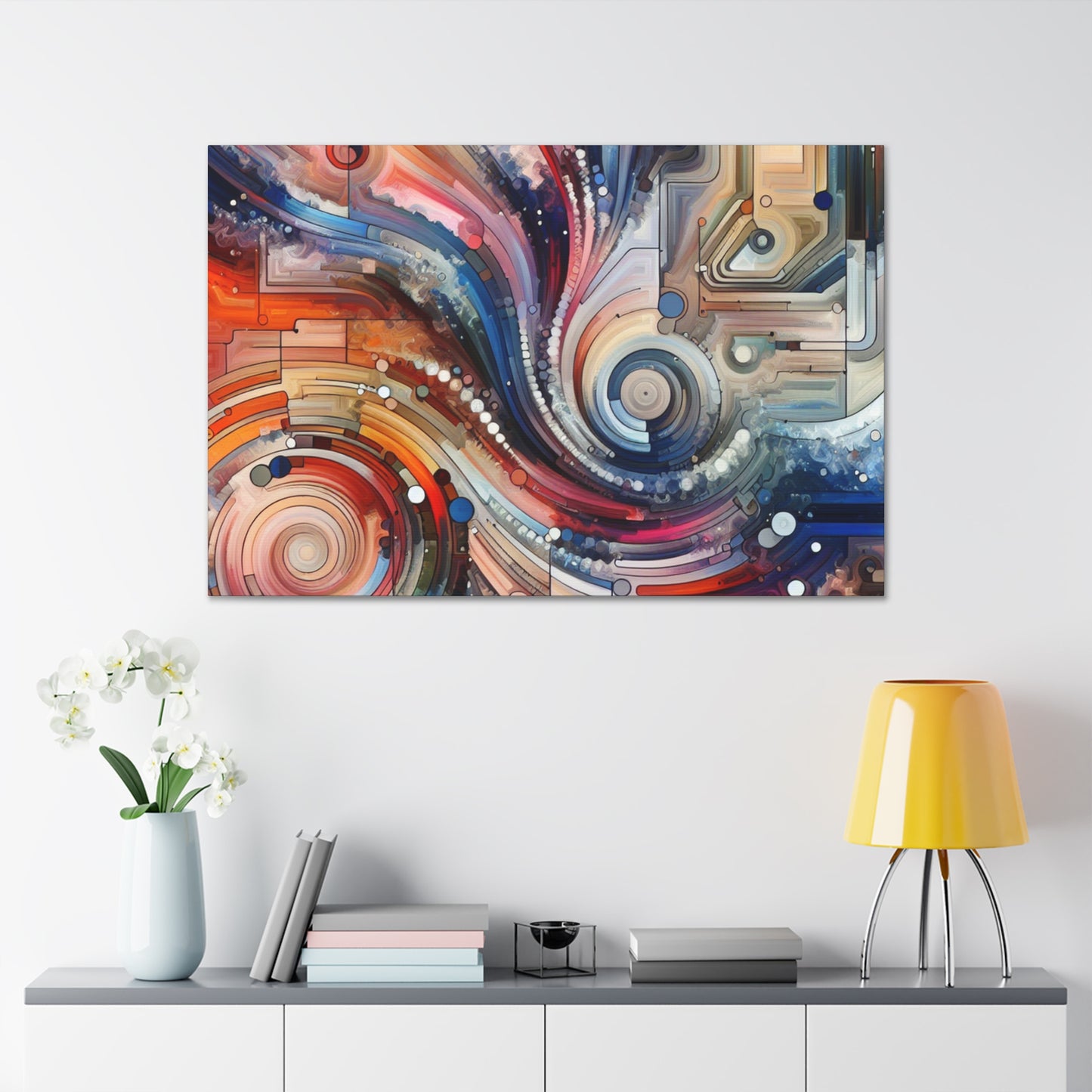 Ephemeral Whisperings Embrace - Canvas