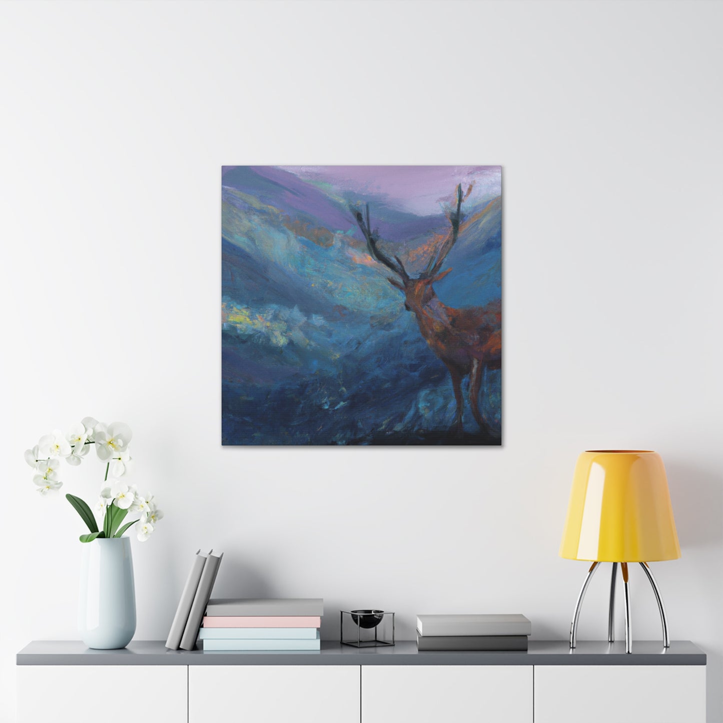 Deer in the Forest - Canvas