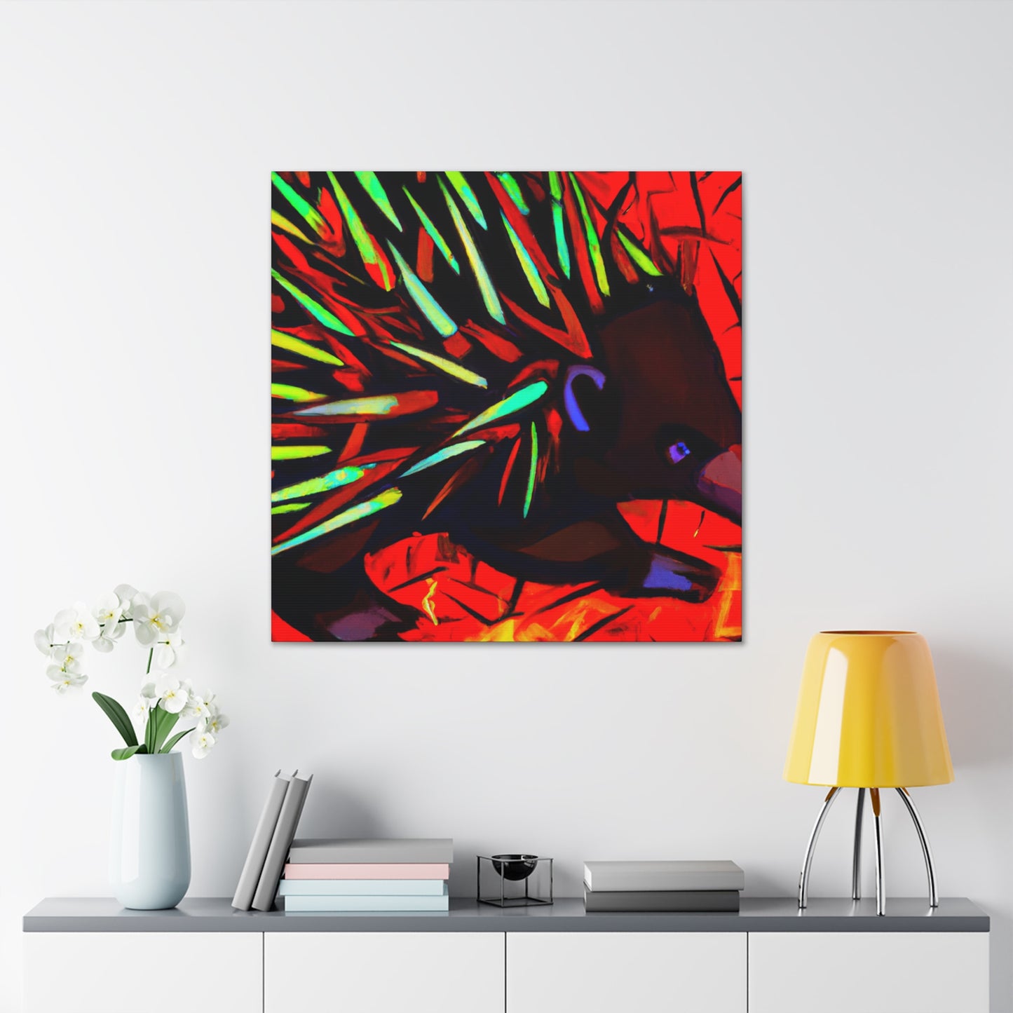 Echidna's Electric Beauty - Canvas