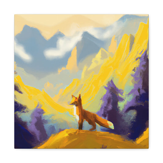 Fox in the Meadow - Canvas