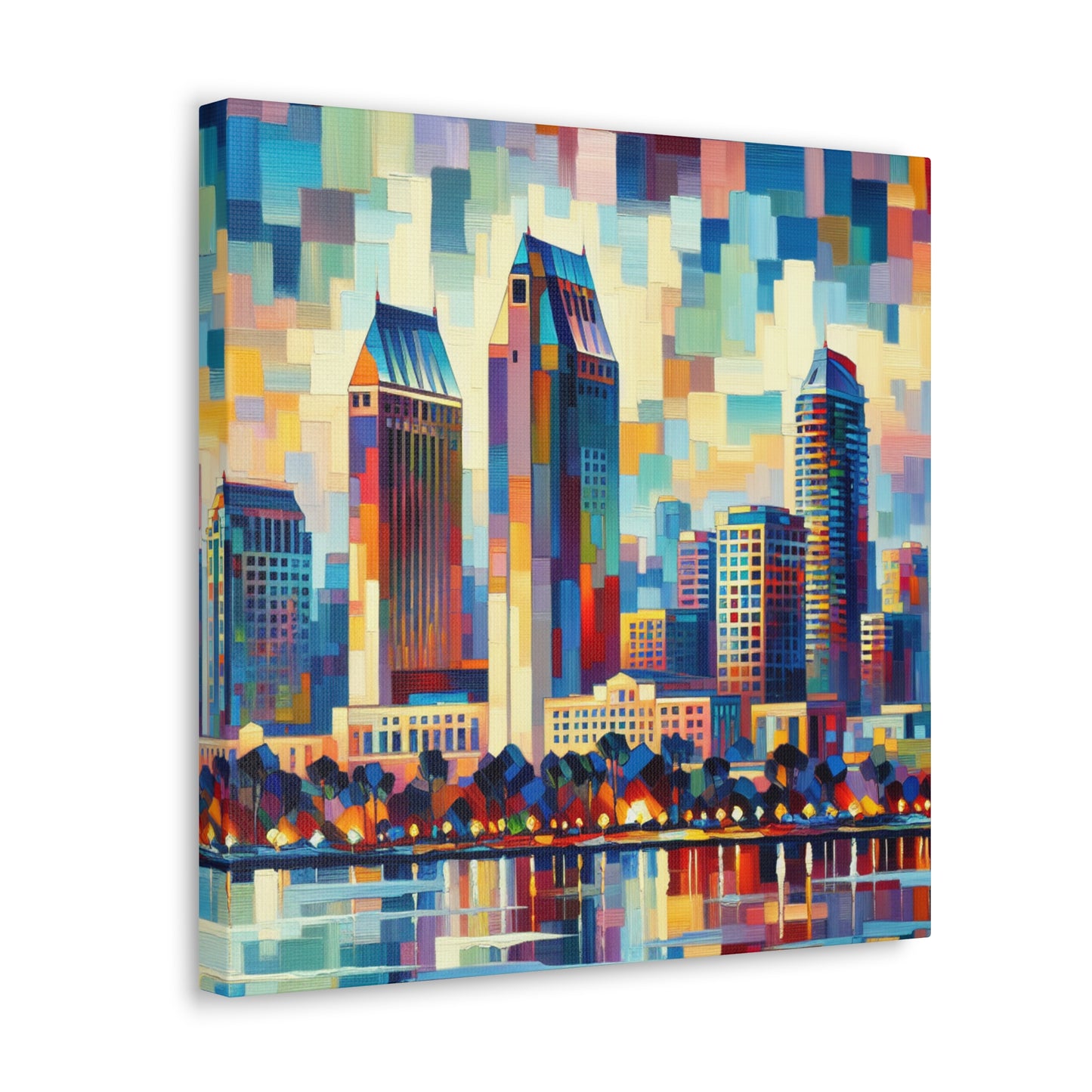 "Vibrant San Diego Spirit" - Canvas