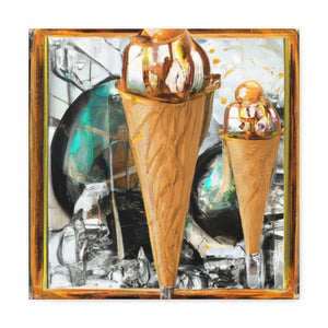 "Steampunk Sweet Cream Dream" - Canvas