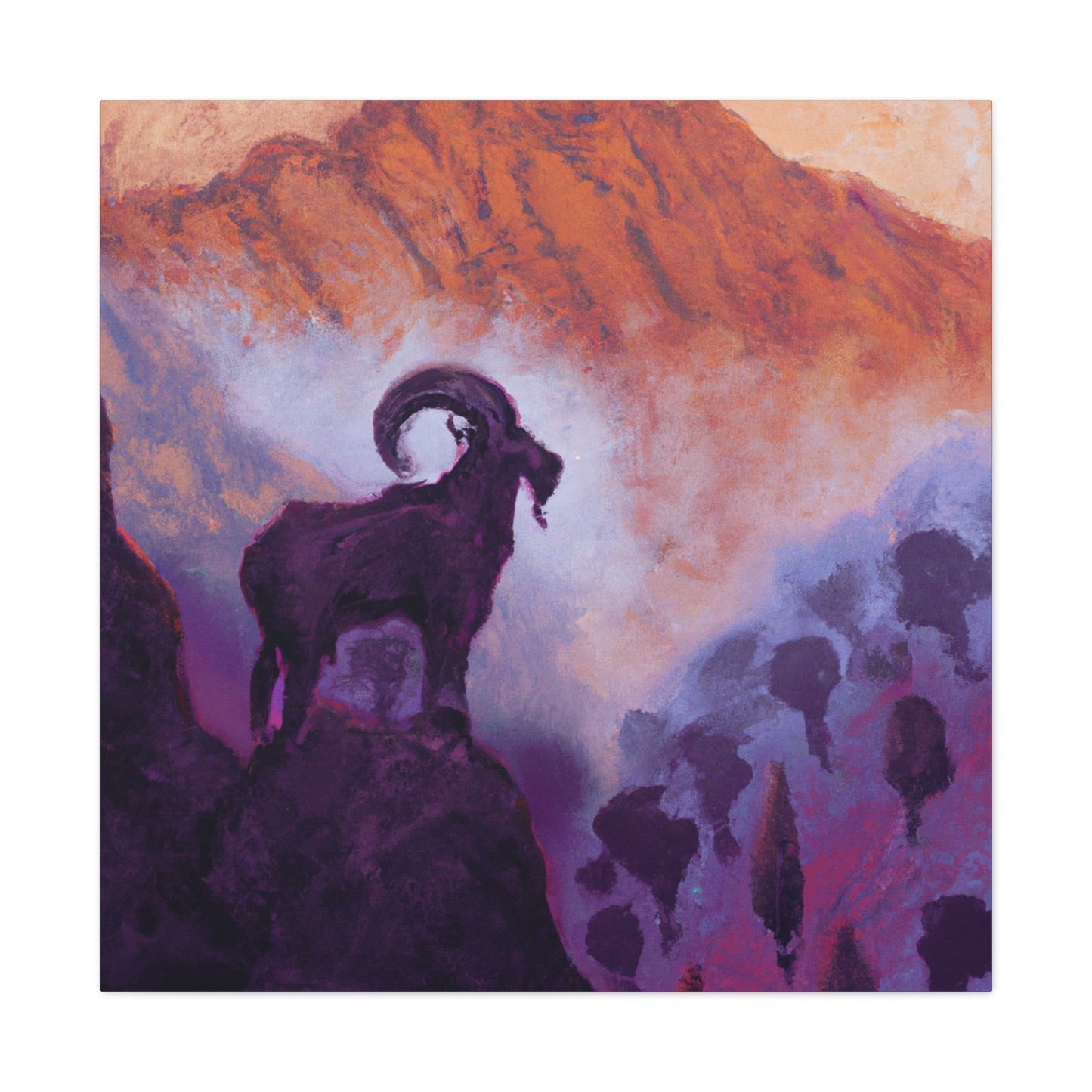 The Bighorn Regard - Canvas