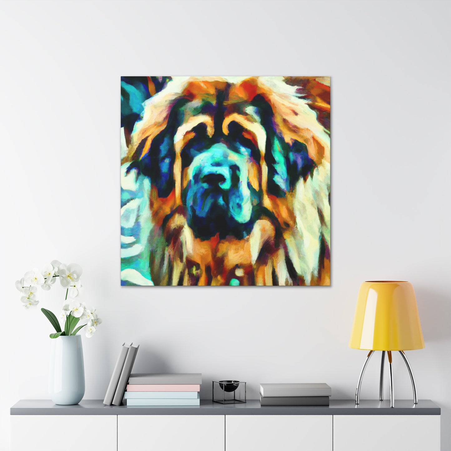 The Tibetan Guardian Dog - Canvas