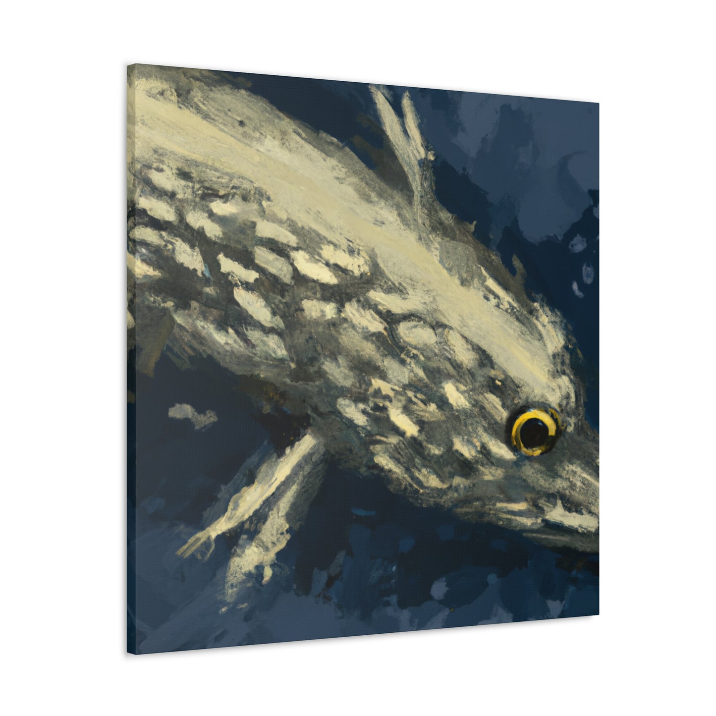 Pike Fishing Paradise. - Canvas