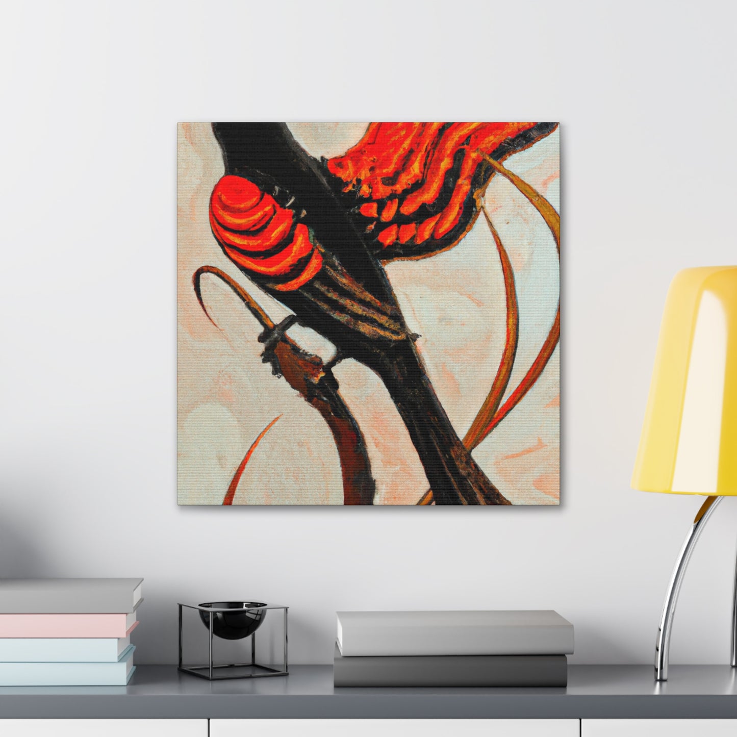 "Red Winged Splendor" - Canvas